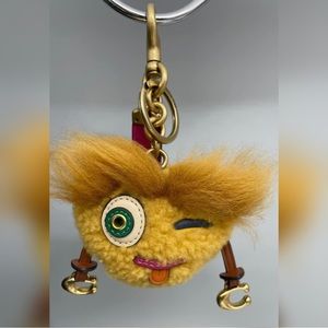 ♥ Coach Coachies Winkie in Shearling with Leather Arms & Coach “C” Hands ♥ NWOT